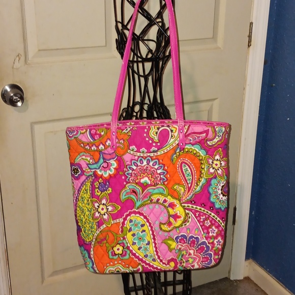 Vera bradley project tote pink with paisley - Picture 3 of 8